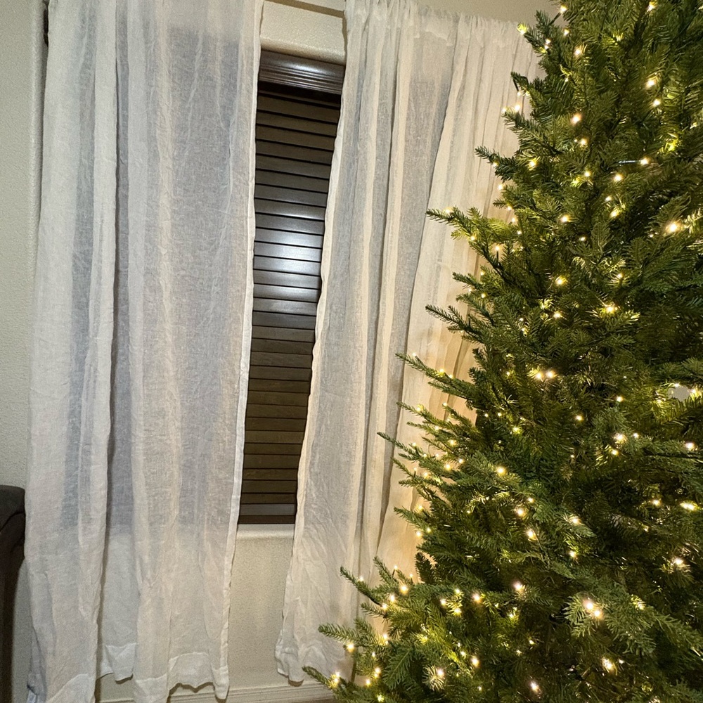 Masters of Linen White Curtains